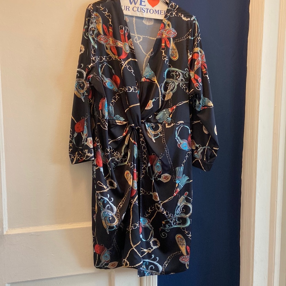 Fashionova Black print dress